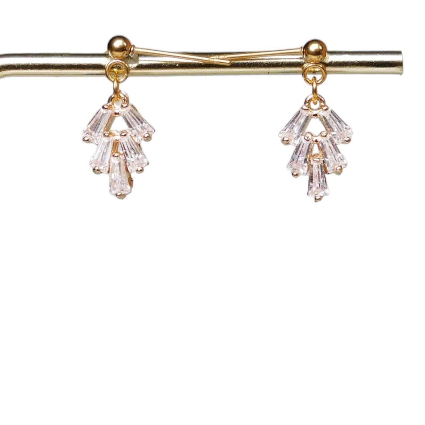 Sparkly earrings for Integrity Toys Poppy Parker Fashion Royalty Nu Face Barbie Silkstone dolls